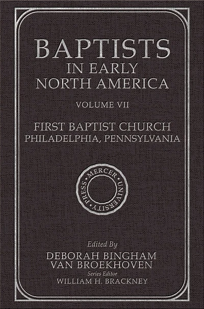 Baptists in Early North Amer-1: Volume VII