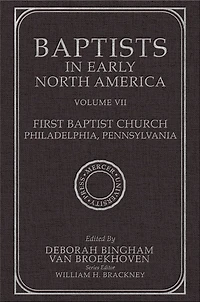 Baptists in Early North Amer-1: Volume VII