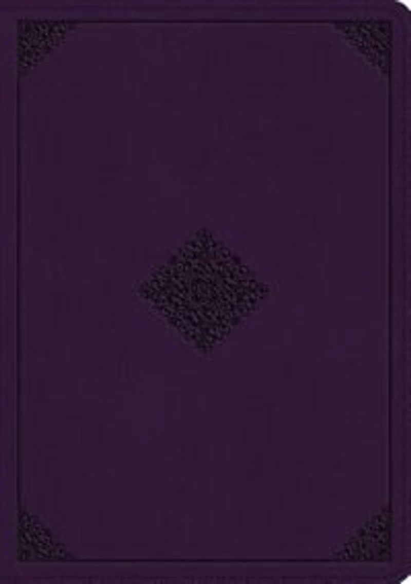 Esv Study Bible (trutone, Lavender, Ornament Design)