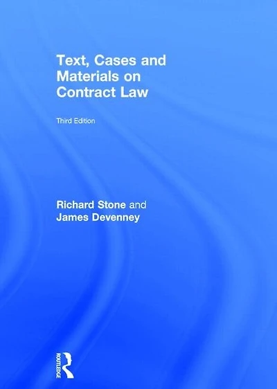 Text, Cases And Materials On Contract Law