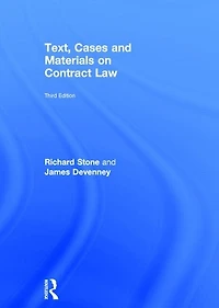 Text, Cases And Materials On Contract Law
