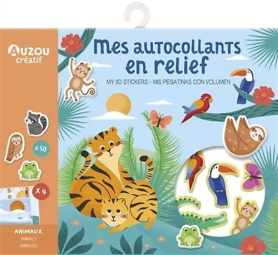 Mes autocollants en volume: Animaux