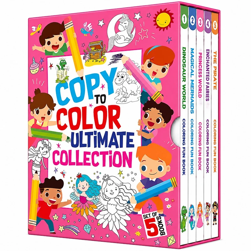 Copy to color Ultimate 5 Books Set