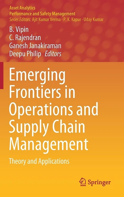 Emerging Frontiers Operations and Supply Chain Management: Theory Applications