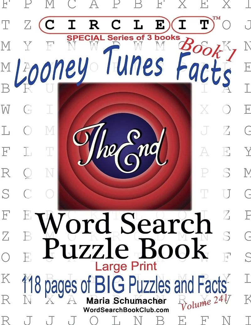 Circle It, Looney Tunes Facts, Book 1, Word Search, Puzzle Book