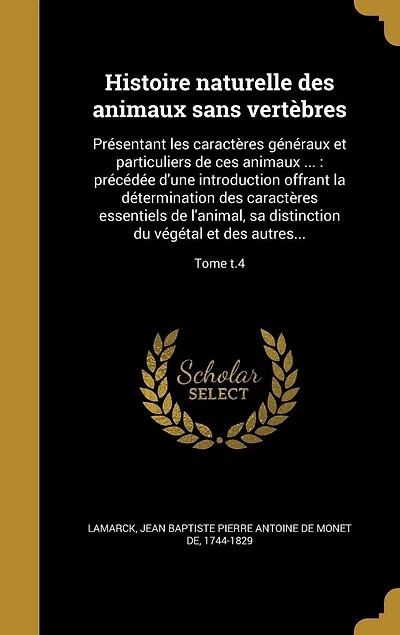Histoire naturelle des animaux sans vertèbres