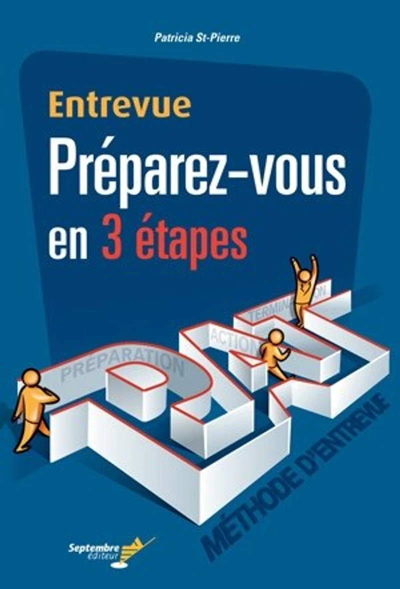 Entrevue Préparez-vous en 3 étapes: méthode d'entrevue préparation, action, terminaison