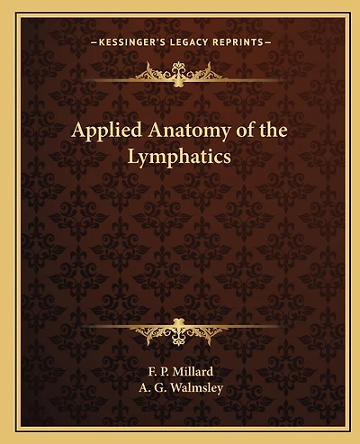 Applied Anatomy of the Lymphatics