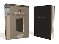 Niv, Reference Bible, Giant Print, Leather-look, Burgundy, Red Letter, Thumb Indexed, Comfort Print