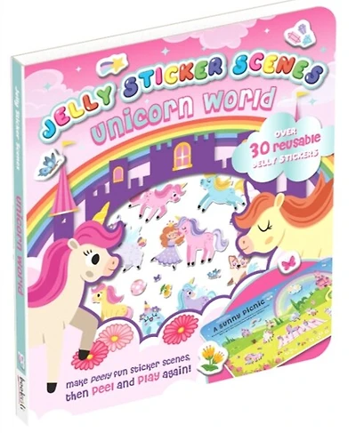JELLY STICKER SCENES UNICORN WORLD
