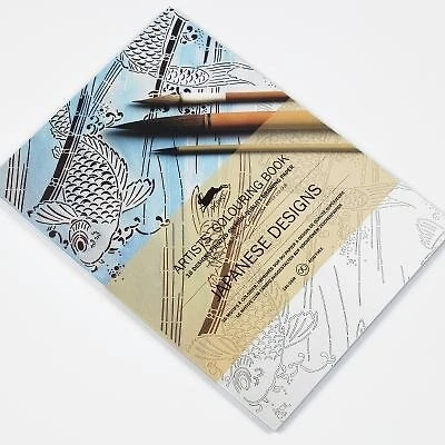 Japanese Designs: Artists' Colouring Book