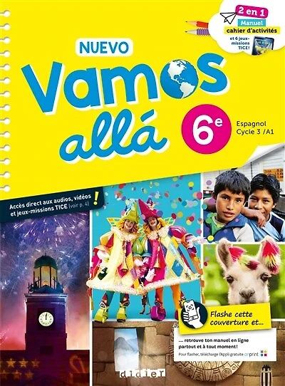Nuevo Vamos alla 6e: espagnol cycle 3-A1