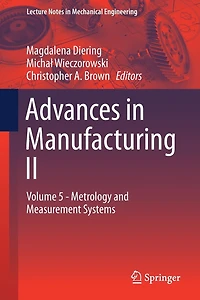 Advances Manufacturing II: Volume 5 - Metrology and Measurement Systems
