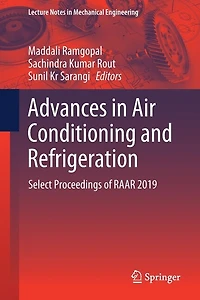 Advances Air Conditioning and Refrigeration: Select Proceedings of RAAR 2019
