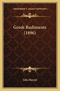 Greek Rudiments (1896)