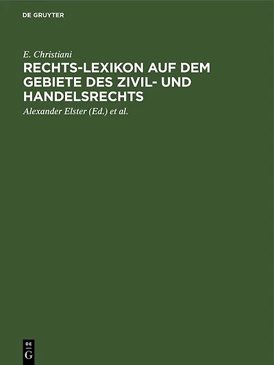 Allgemeiner Teil I und II, §§ 1–240
