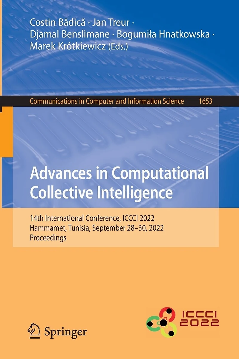 Advances Computational Collective Intelligence: 14th International Conference, ICCCI 2022, Hammamet, Tunisia, September 28-30, Proceedings