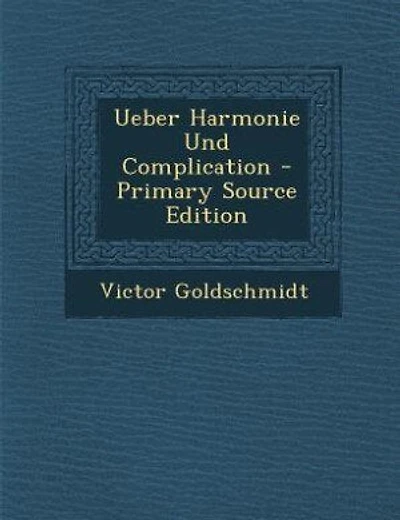 Ueber Harmonie Und Complication - Primary Source Edition