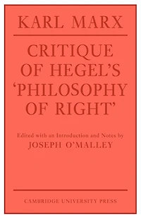 Critique of Hegel's 'Philosophy Of Right'