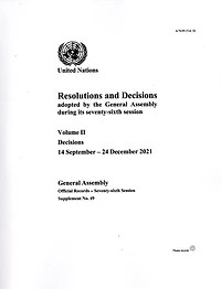 Report of the Secretary-General on the Work of the Organization 76th Supp49 V2
