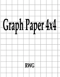 Graph Paper 4x4: Pages 8.5" X 11