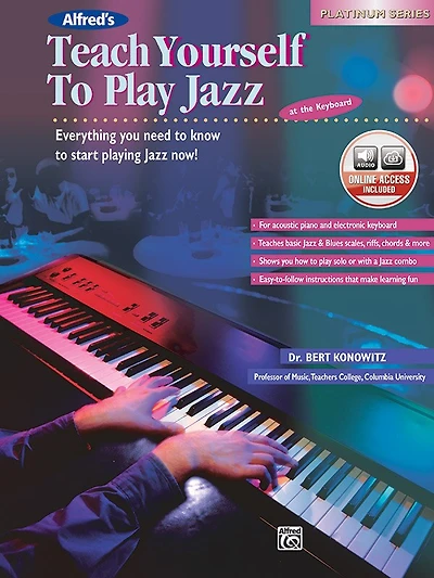 Alfred's Teach Yourself to Play Jazz at the Keyboard: Everything You Need to Know to Start Playing Jazz Now!, Book