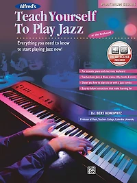 Alfred's Teach Yourself to Play Jazz at the Keyboard: Everything You Need to Know to Start Playing Jazz Now!, Book