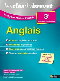 Anglais 3e: nouveau programme