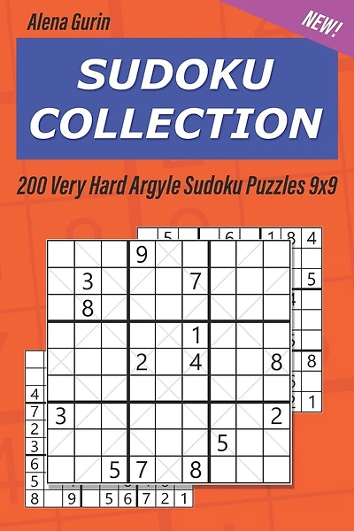 Sudoku Collection: 200 Very Hard Argyle Sudoku Puzzles 9x9