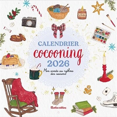 Calendrier cocooning 2026: mon année au rythme des saisons