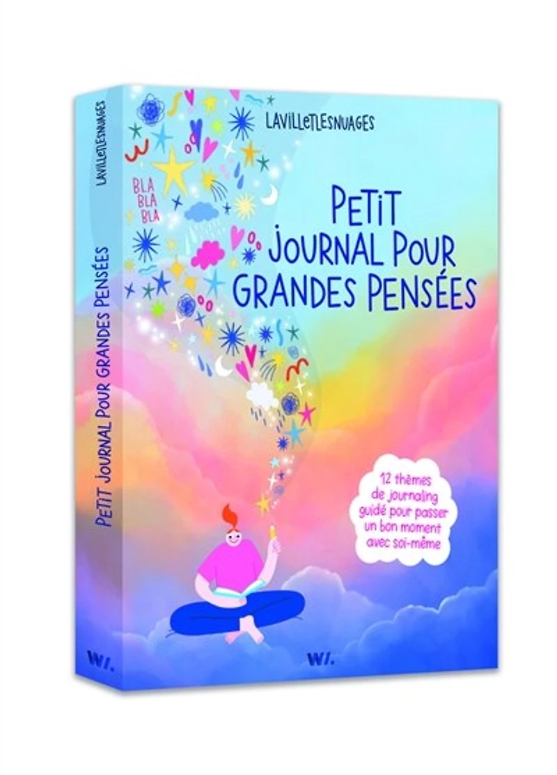 Petit journal pour grandes pensées: 12 thèmes de journaling guidé pour passer un bon moment avec soi-même