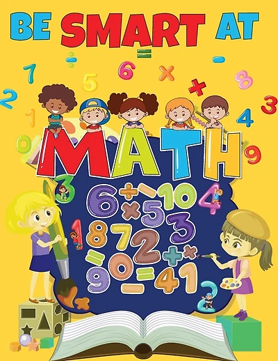 Math Activity Book for Little Kids: Math Activities for Kids, Activity Book for Children, Number, Tracing Math Activity Pages ( Colorful Book) Math Book for Kids 6-8