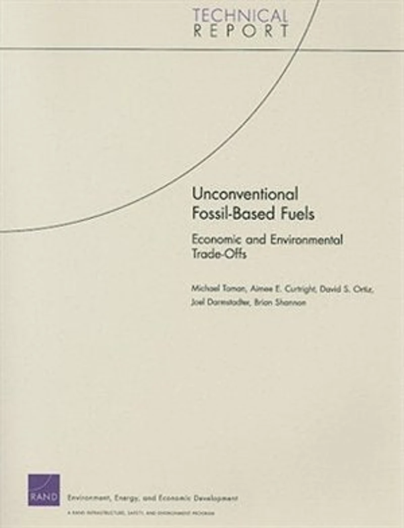 Unconventional Fossil-Based Fuels: Economic and Environmental Trade-Offs