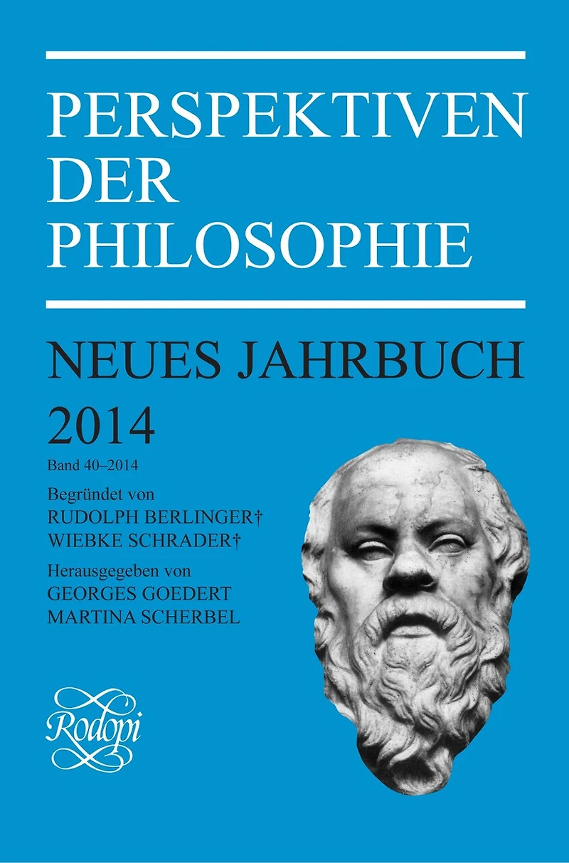 Perspektiven der Philosophie: Neues Jahrbuch. Band 40 – 2014