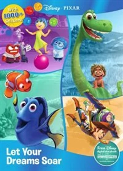Disney Pixar Let Your Dreams Soar Sticker Treasury