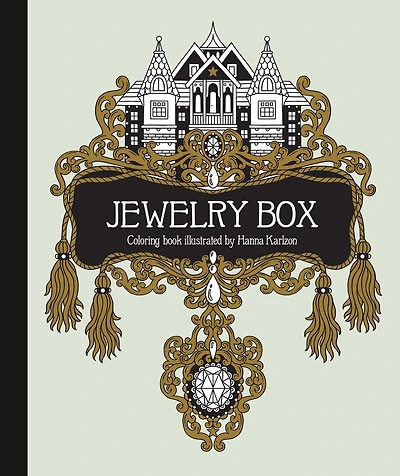Jewelry Box Coloring Book: Published in Sweden as Smyckeskrinet