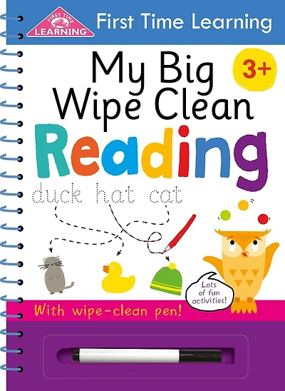 First Time Learning: My Big Wipe Clean Reading: Wipe-clean Workbook