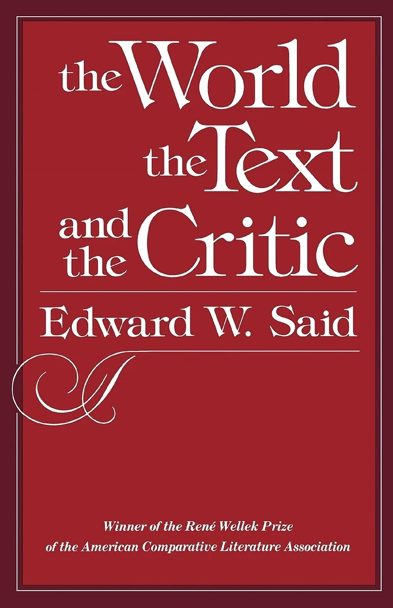 The World, the Text, and the Critic