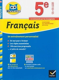 Français 5e, 12-13 ans: conforme au programme