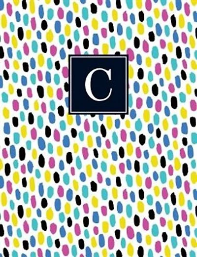 Personalized Posh: Modern Dot (C) 2018 Monthly/Weekly Planning Calendar
