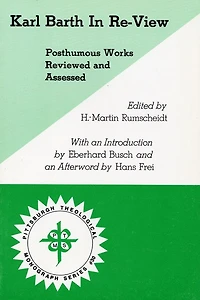 Karl Barth In Re-View