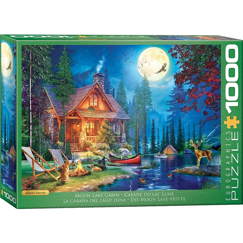 Moon Lake Cabin 1000 PC Puzzle