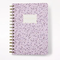 A5 Paperboard Spiral Ditsy, Floral Burgundy
