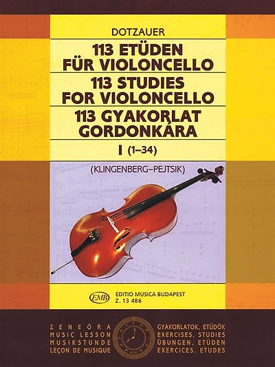 113 Studies - Volume 1: Cello Solo
