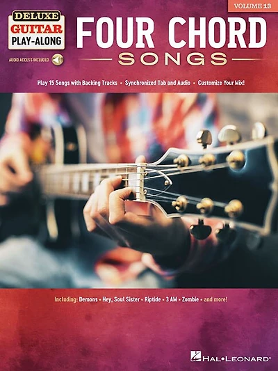 Four Chord Songs: Deluxe Guitar Play-along Volume 13