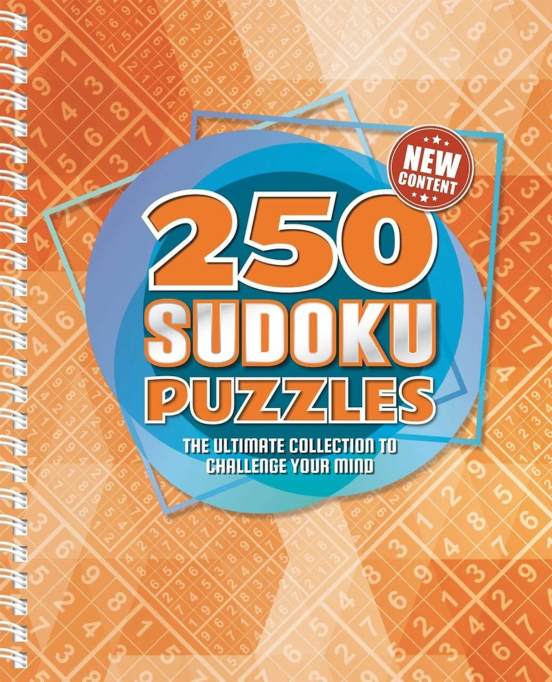 250 Sudoku Puzzles: 250 Easy To Hard Sudoku Puzzles For Adults