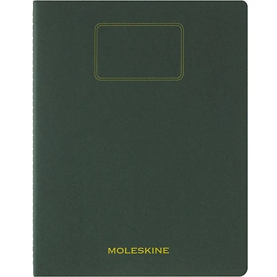 Moleskine Student Cahier Journal, Soft Cover, Ruled, XXL (8.5" x 11"), Myrtle Green