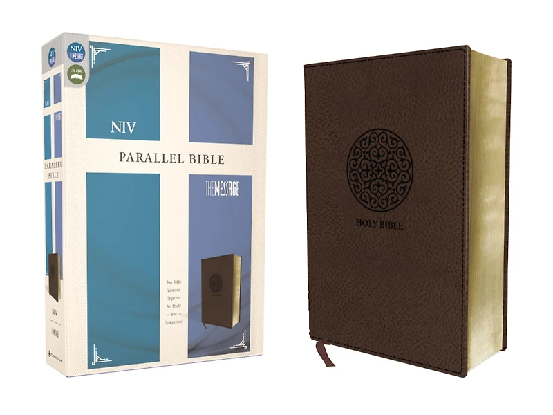 NIV, The Message, Parallel Bible, Hardcover: Two Bible Versions Together for Study and Comparison
