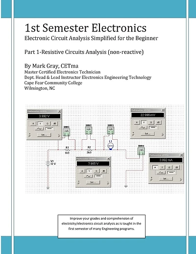 1st Semester Electronics: Part 1-basic Dc Circuit Analysis