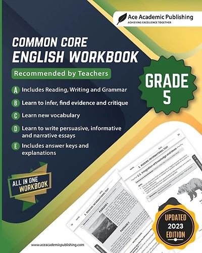 Common Core English Workbook: Grade